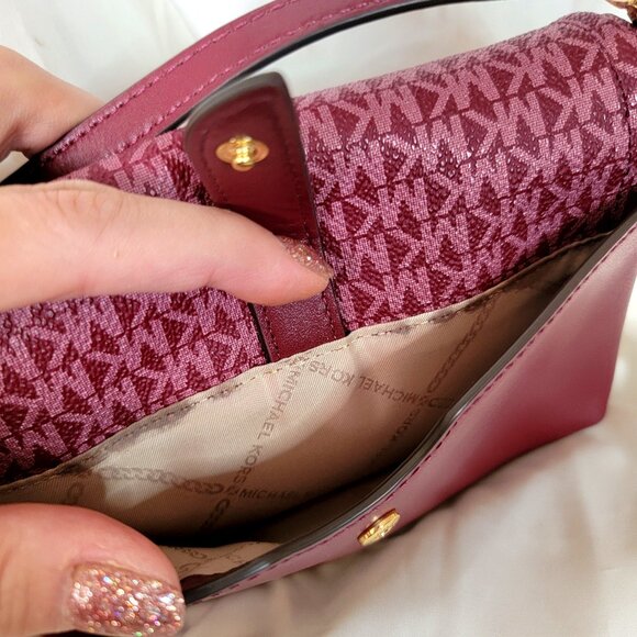 Michael Kors Jet Set Small Two-Tone Smartphone Crossbody Bag, NWOT - Picture 12 of 13